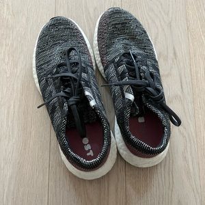 Adidas PureBoost Sneakers - Gray/Pink